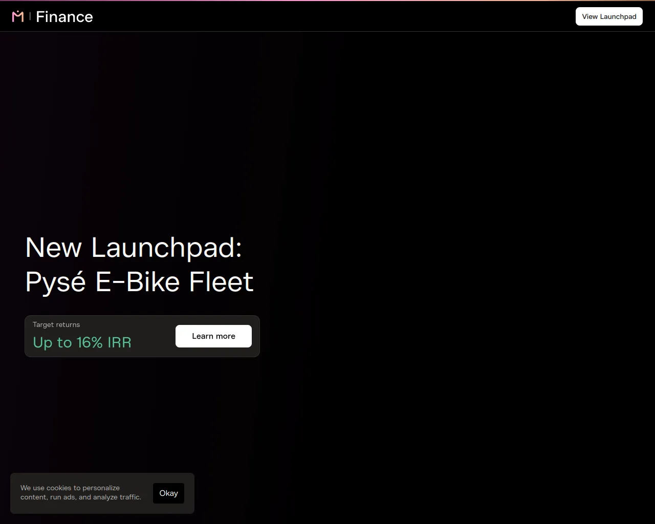 Screenshot of mantra.finance
