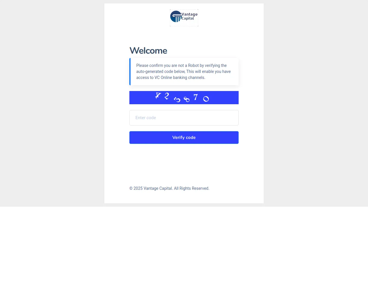 Screenshot of vantagecapital.live