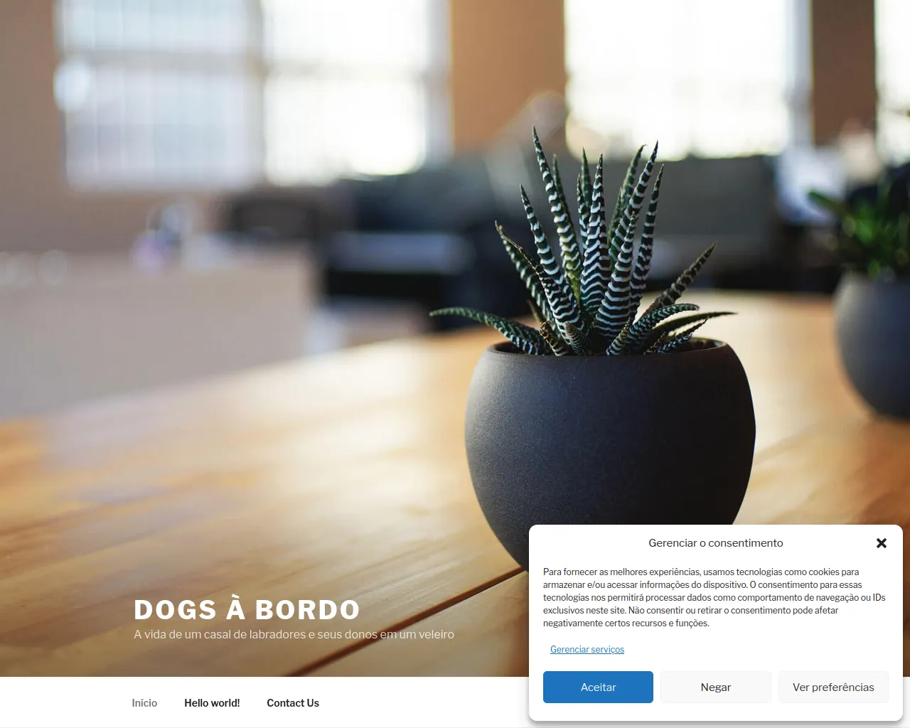 Screenshot of dogsabordo.com.br