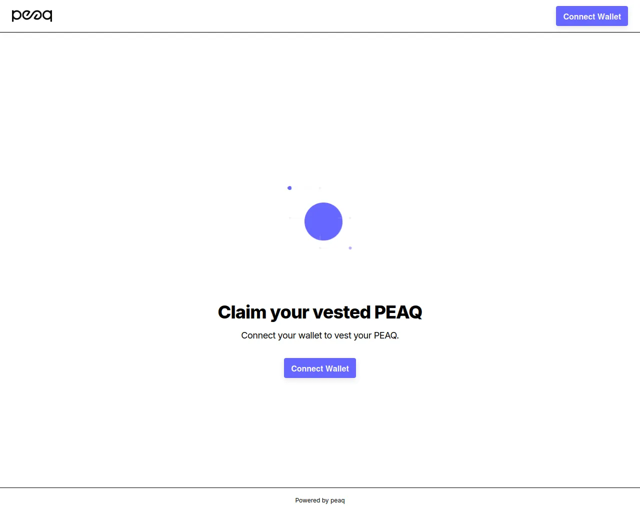 Screenshot of peaq.bet