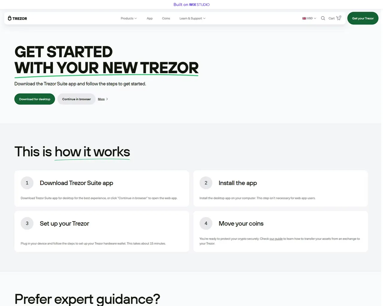 Screenshot of suiteapp-trzre.wixstudio.com