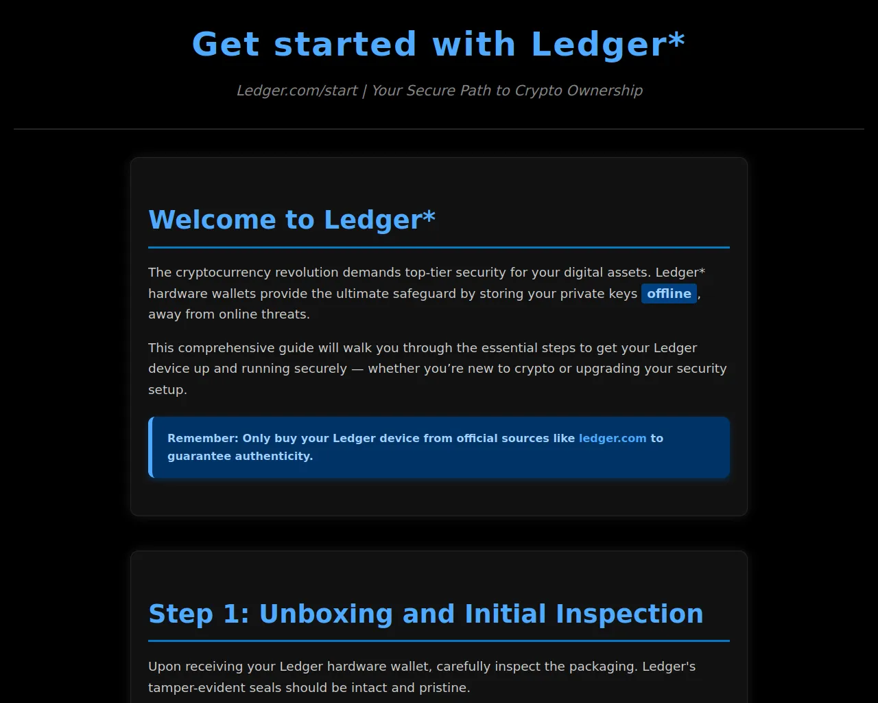 Screenshot of slect-ldgr-start.pages.dev