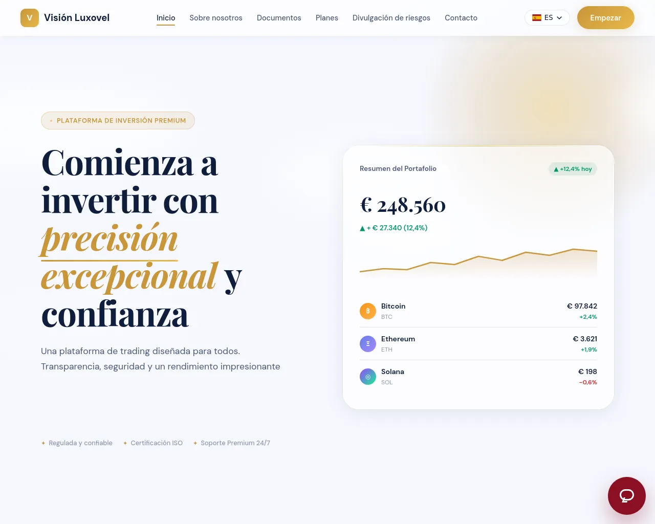 Screenshot of visionluxovel.capital