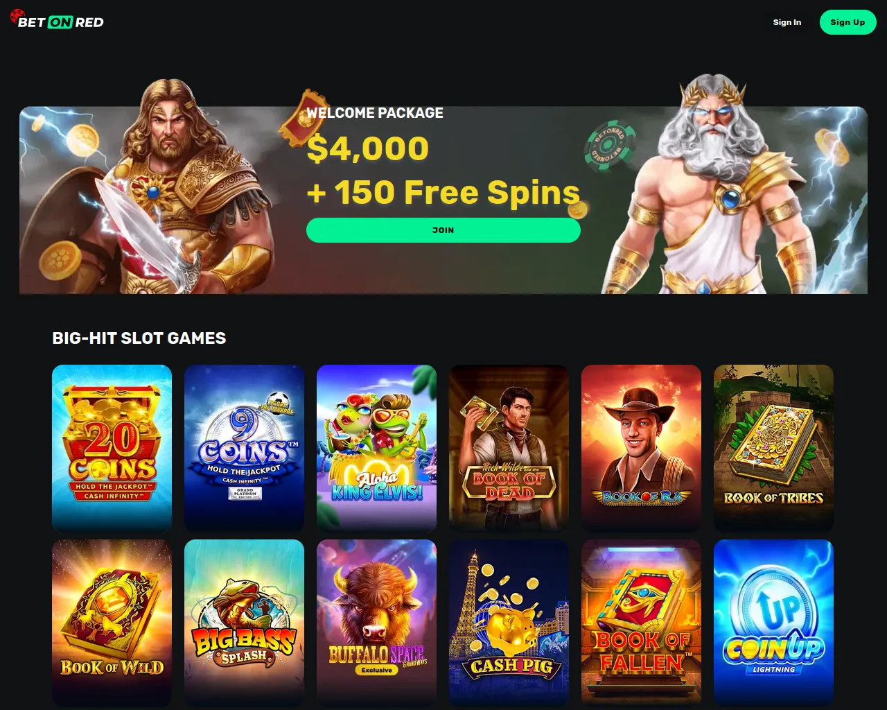 Screenshot of betonredcasino7.com