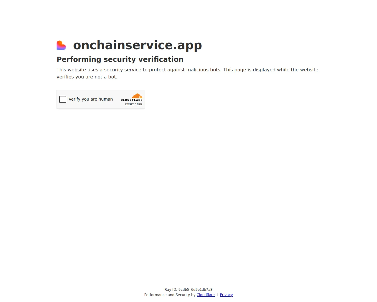 Screenshot of onchainservice.app