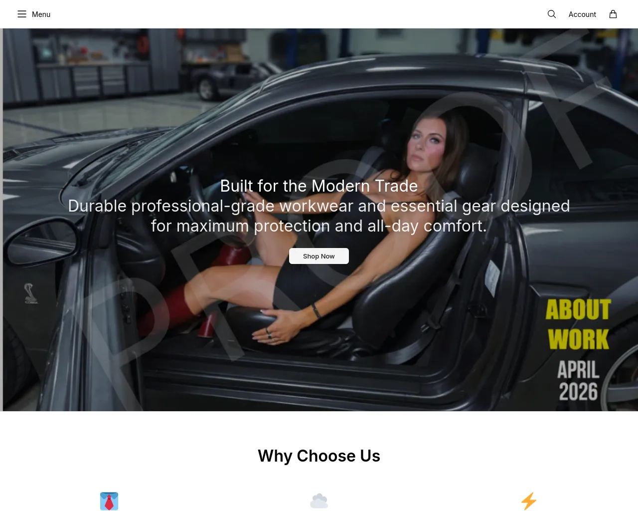 Screenshot of aboutworklabel.shop