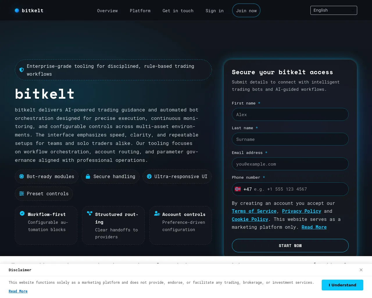 Screenshot of bitkelt.click