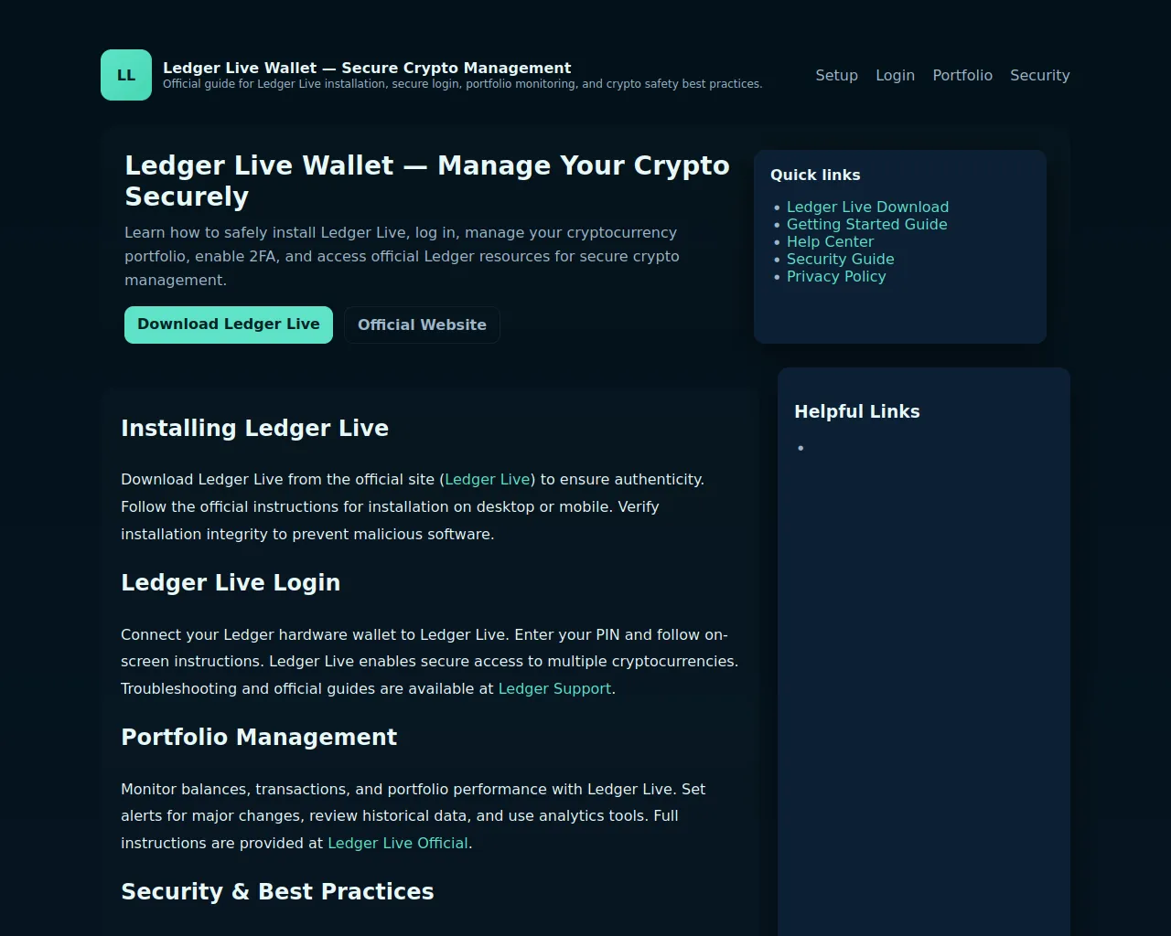 Screenshot of ladzer-liv-wllet.pages.dev