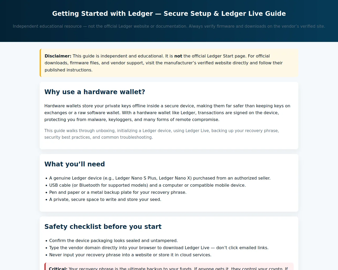 Screenshot of get-strt-ledgr-learn.pages.dev