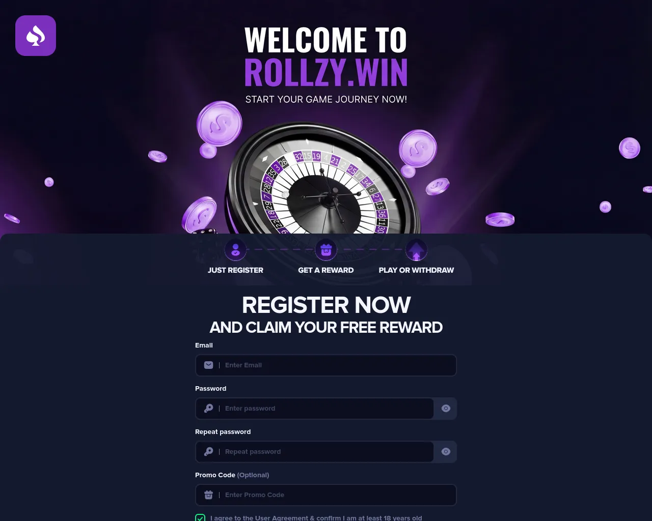 Screenshot of rollzy.win