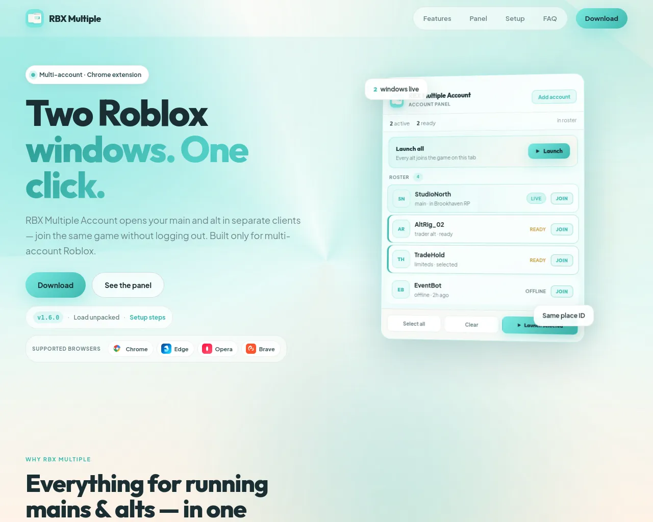 Screenshot of rbxmultiple.at