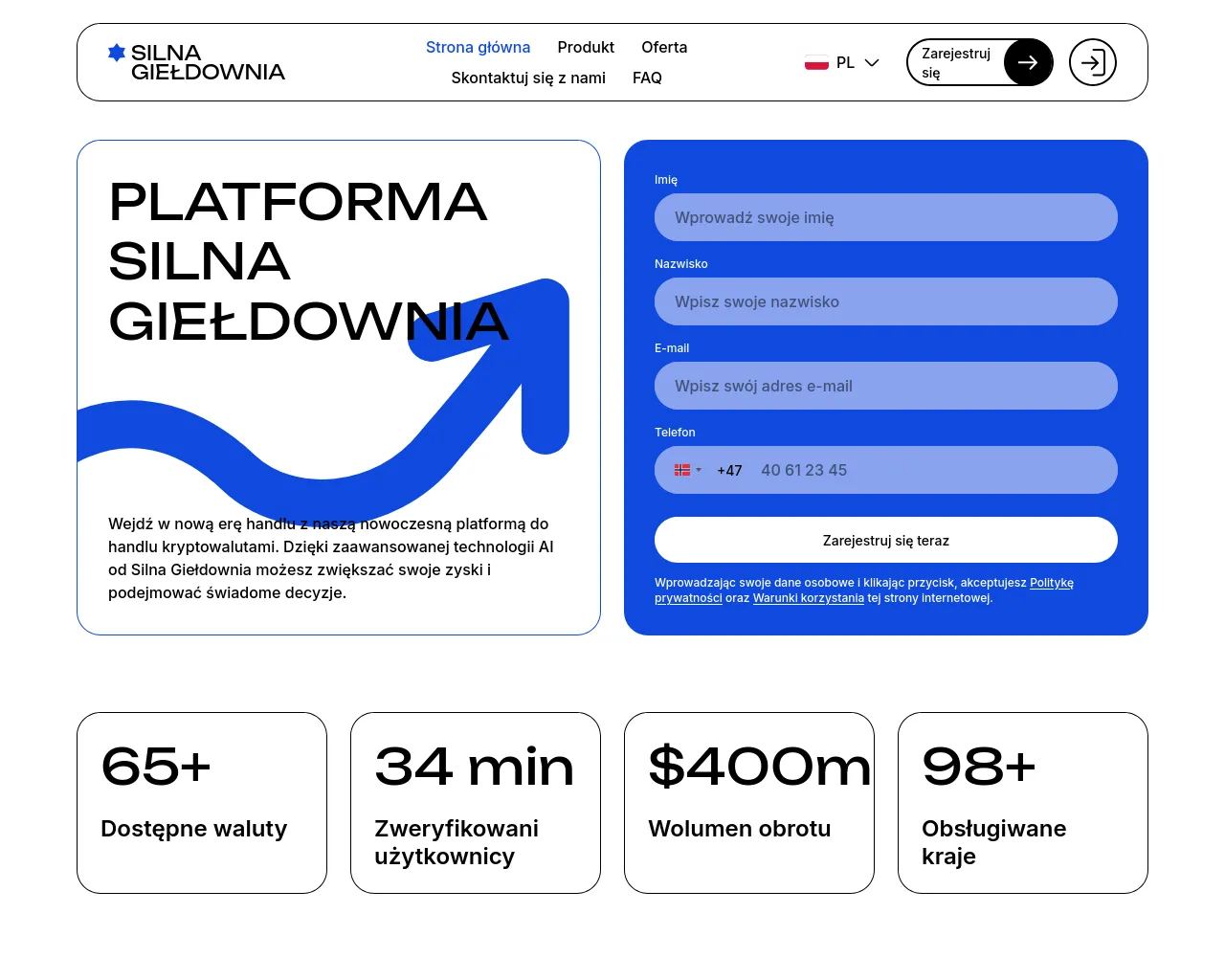 Screenshot of silna-gieldownia.com