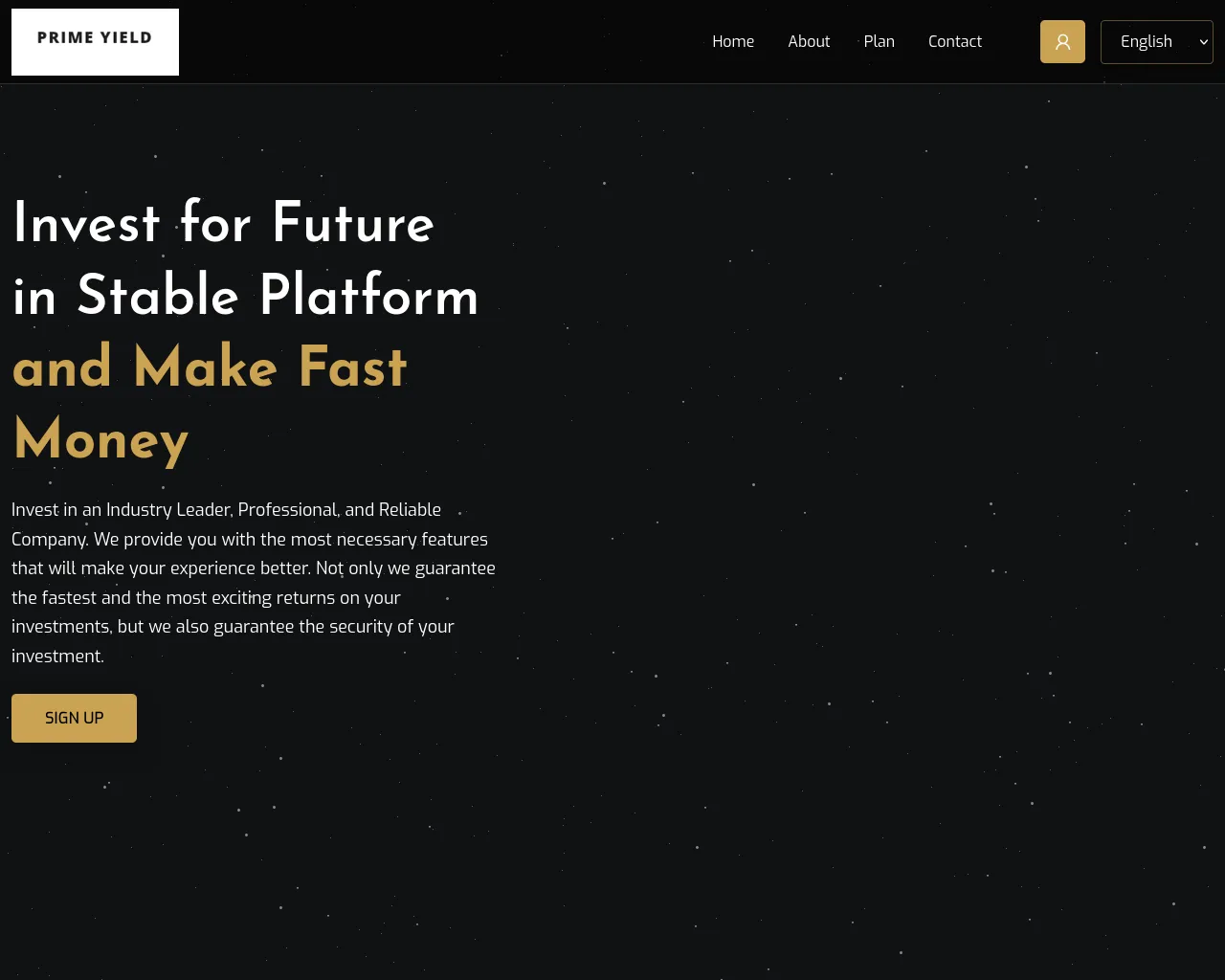 Screenshot of primeyield.org
