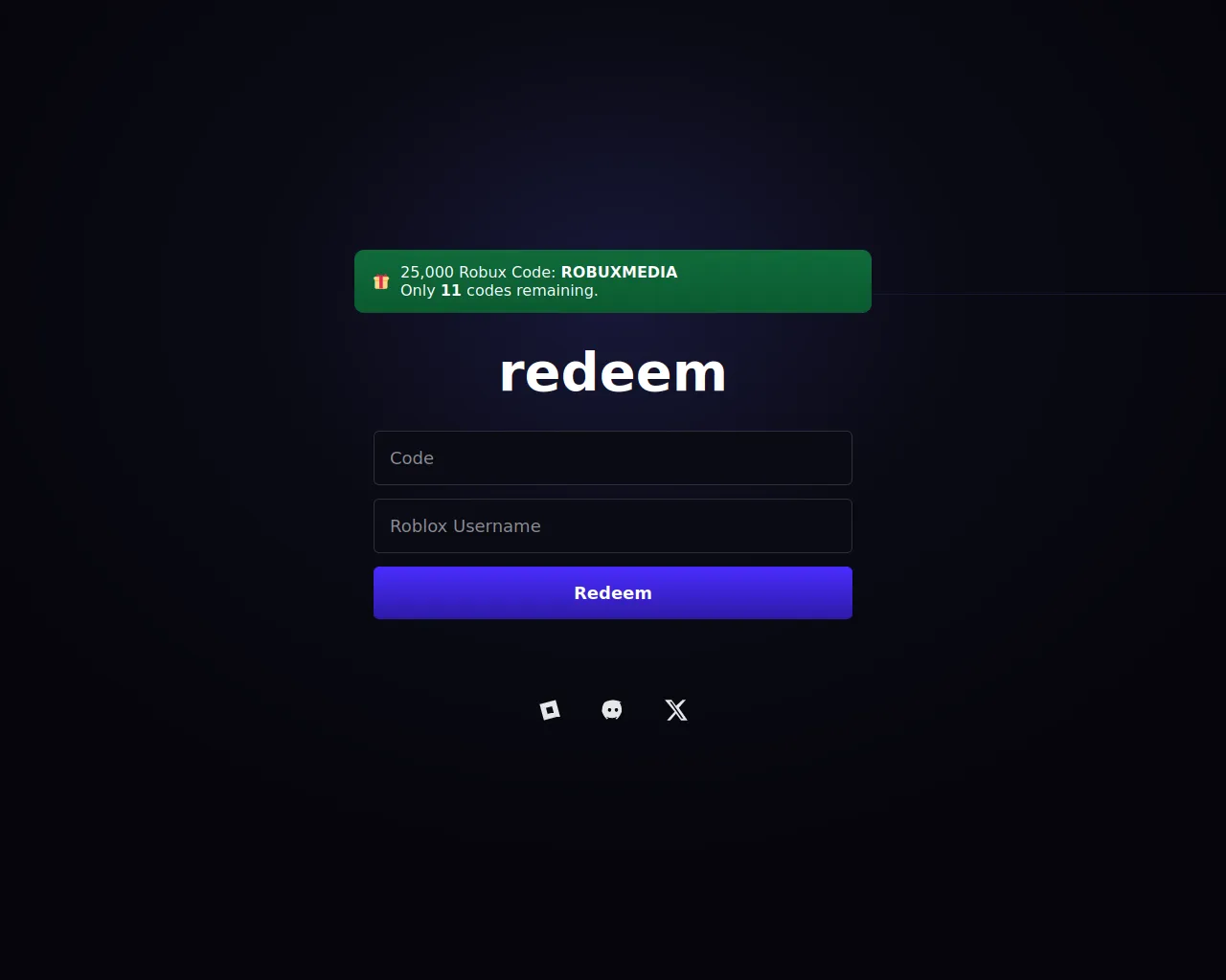 Screenshot of robux.media