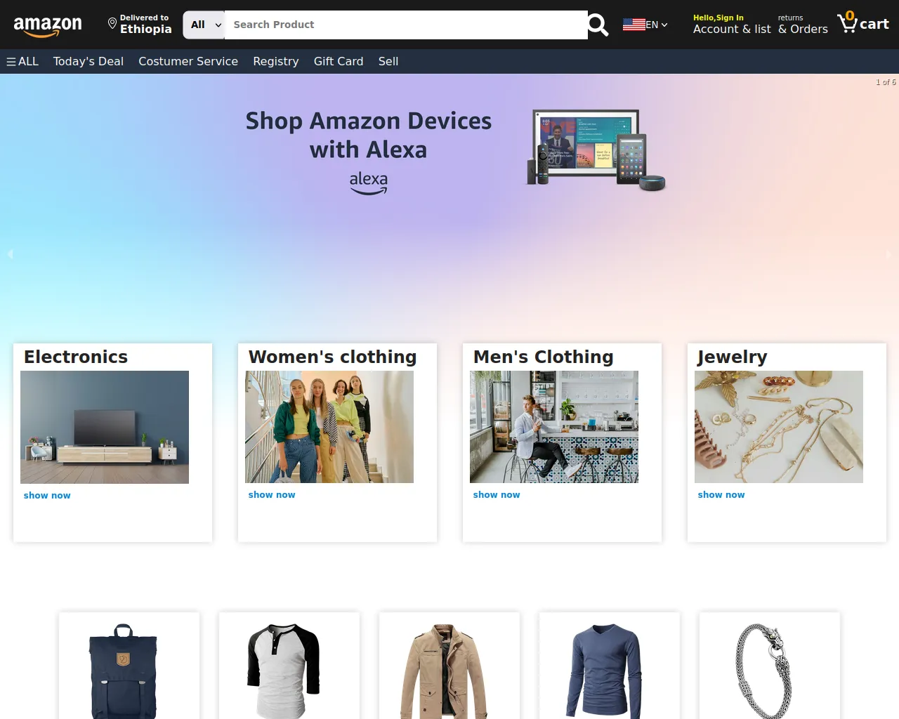 Screenshot of amazonwebsitesami2025.netlify.app