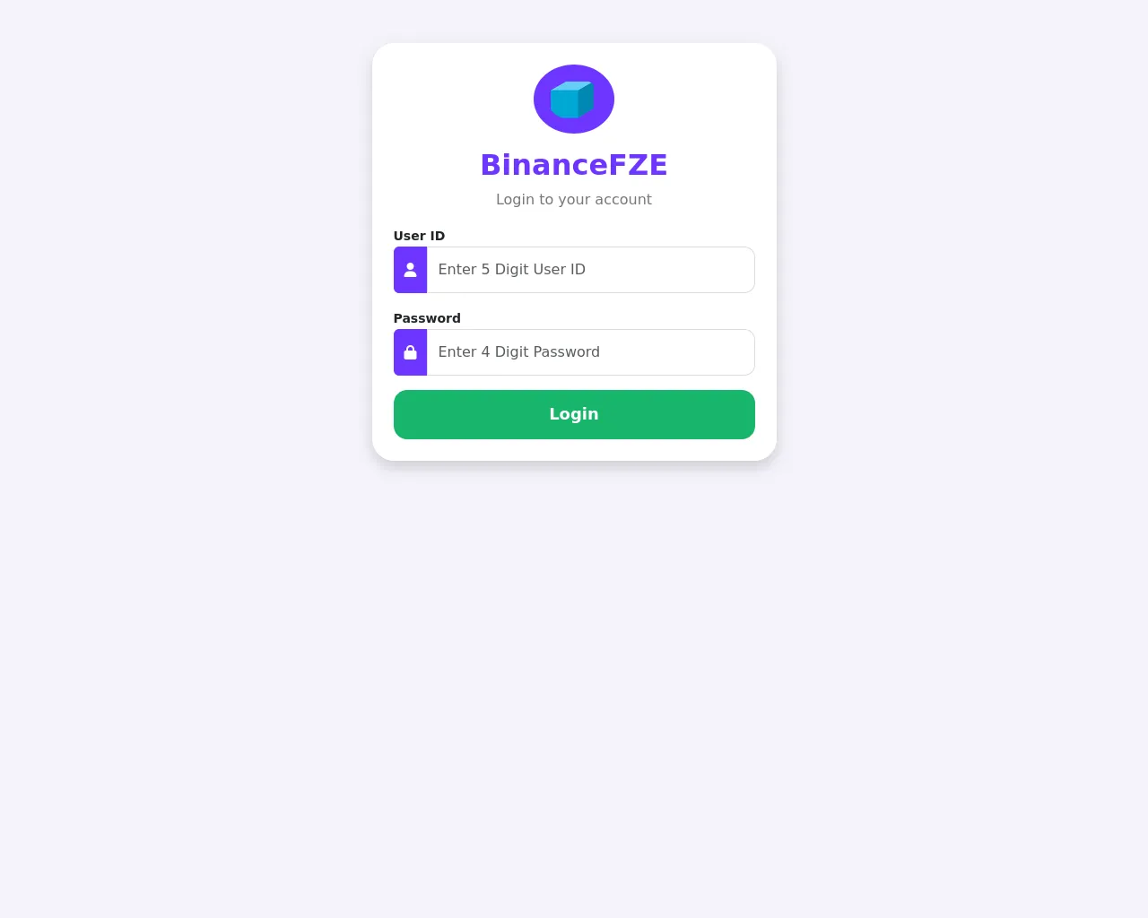 Screenshot of binancefze.online