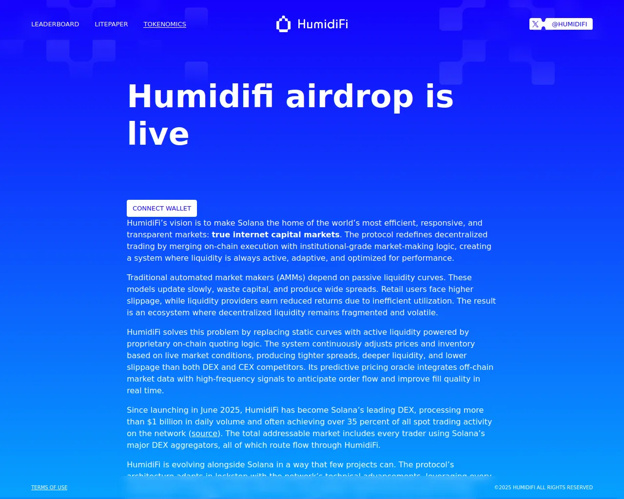 Screenshot of token-humidifi.org