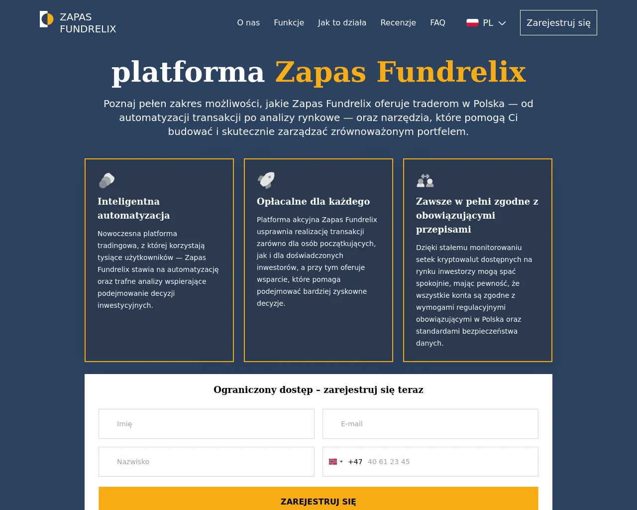 Screenshot of zapas-fundrelix.com