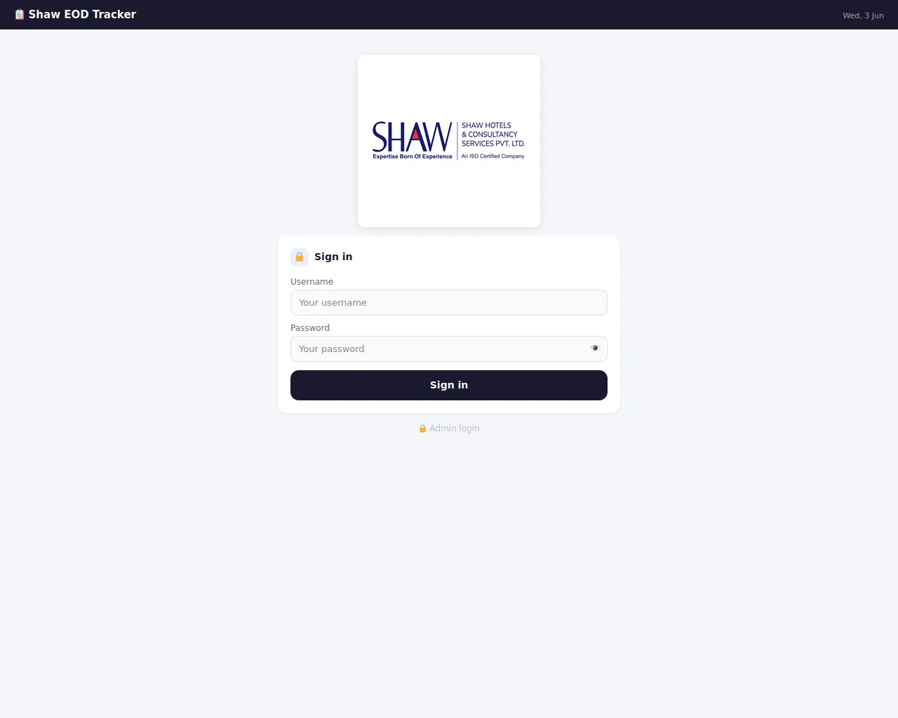 Screenshot of shaw-tracker.pages.dev