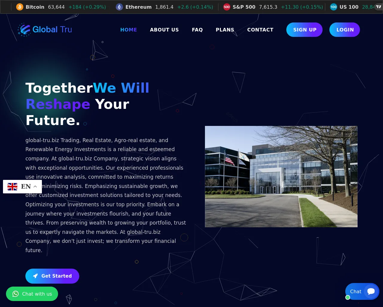 Screenshot of global-tru.biz