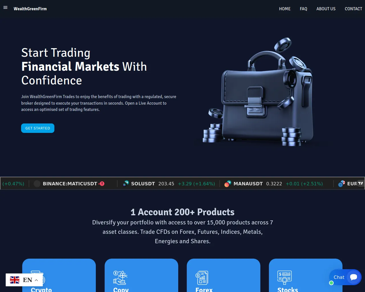 Screenshot of wealthgreenfirm.live
