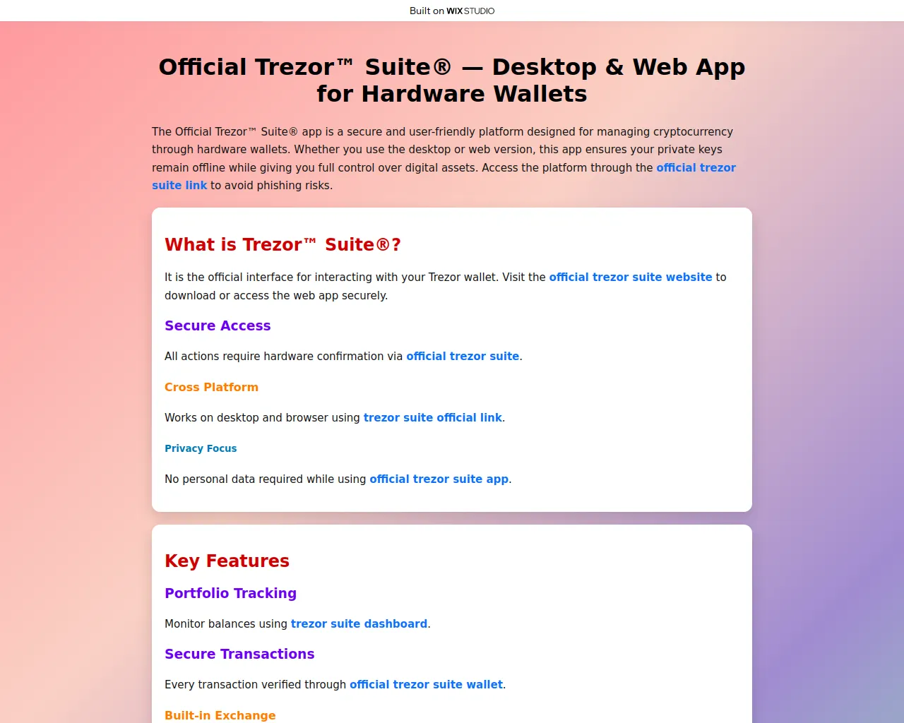 Screenshot of startsio-trezo.wixstudio.com