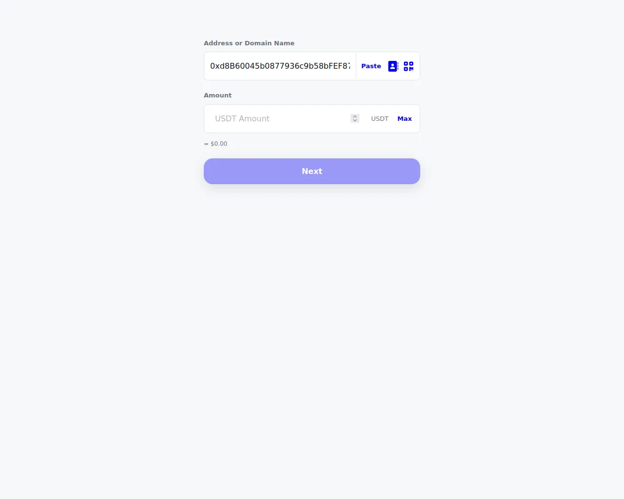 Screenshot of evm.fluxionx.com