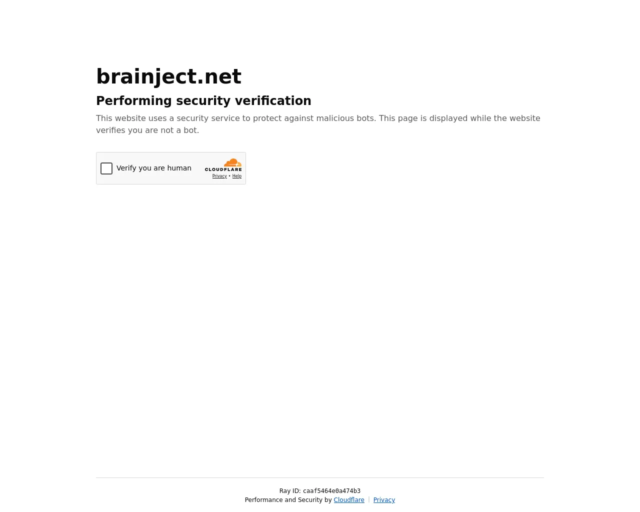 Screenshot of brainject.net