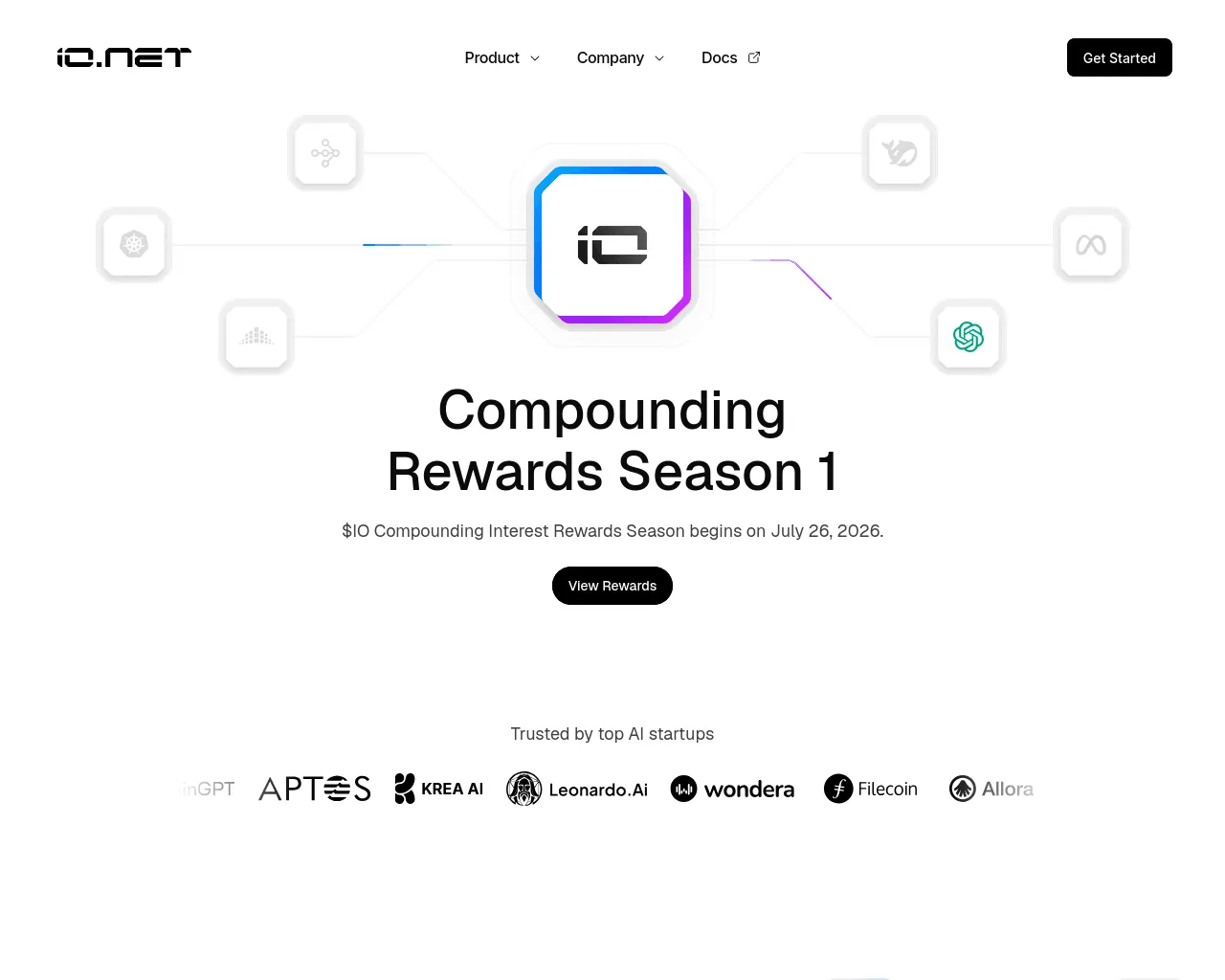 Screenshot of ionet.quest