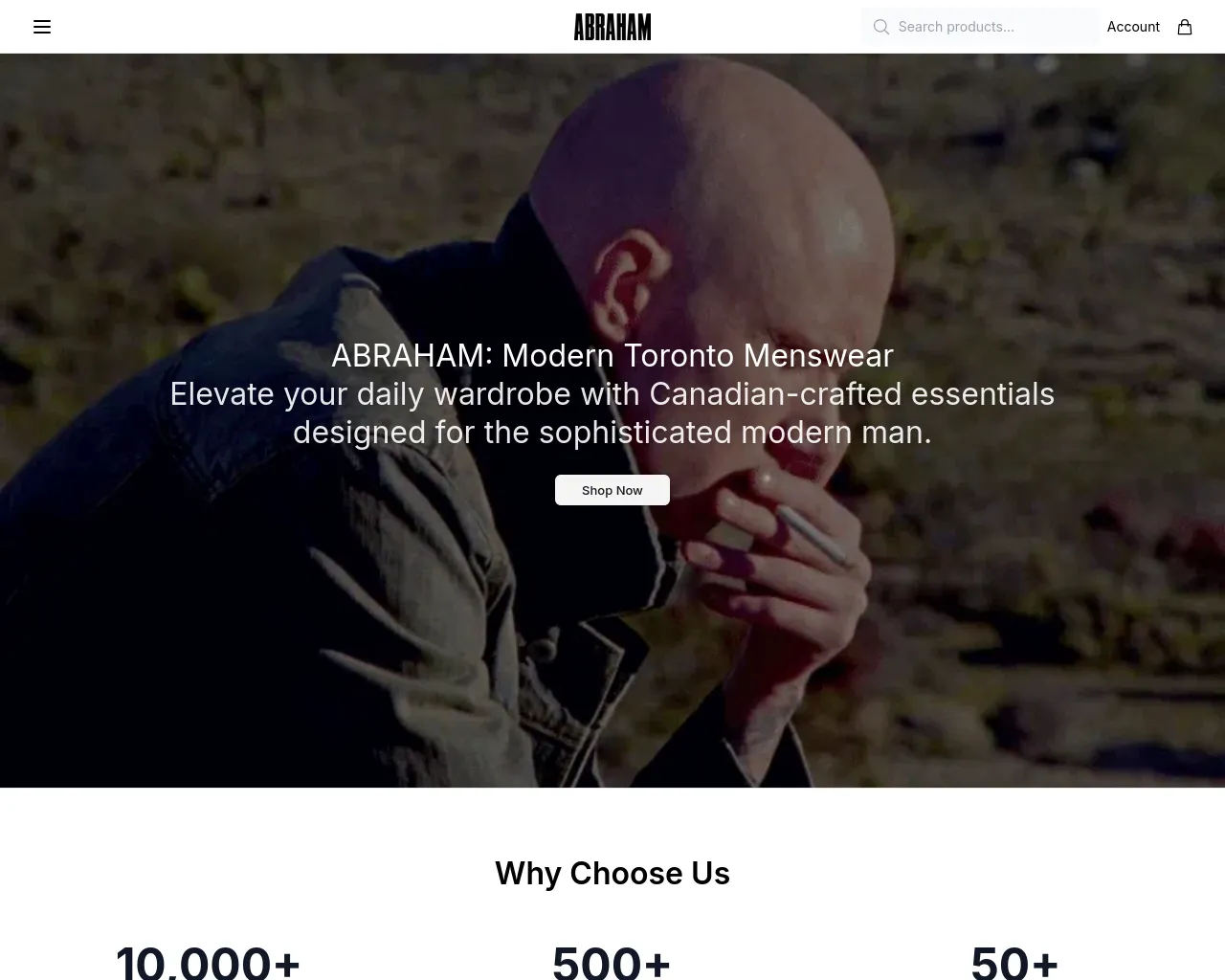 Screenshot of abrahamhome.shop