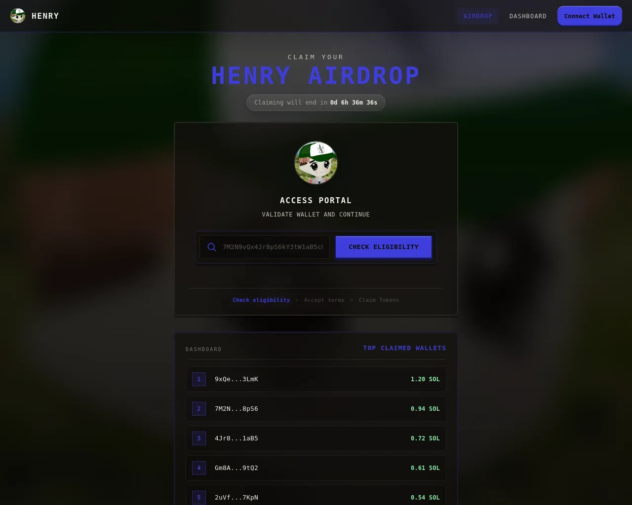 Screenshot of henry.solcheck-gb.lol