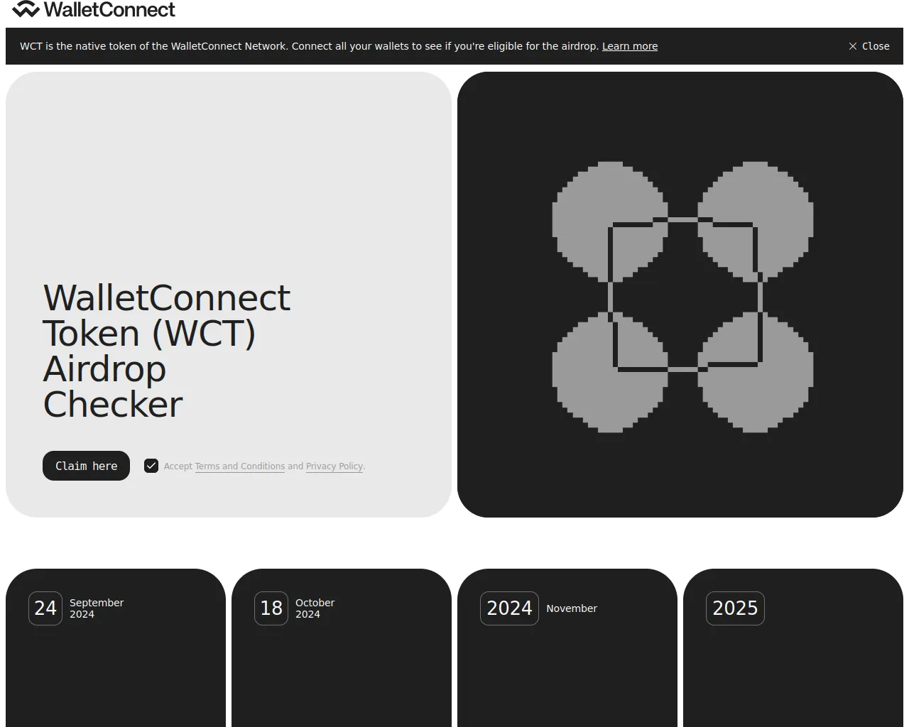 Screenshot of criteria.wct-token.live