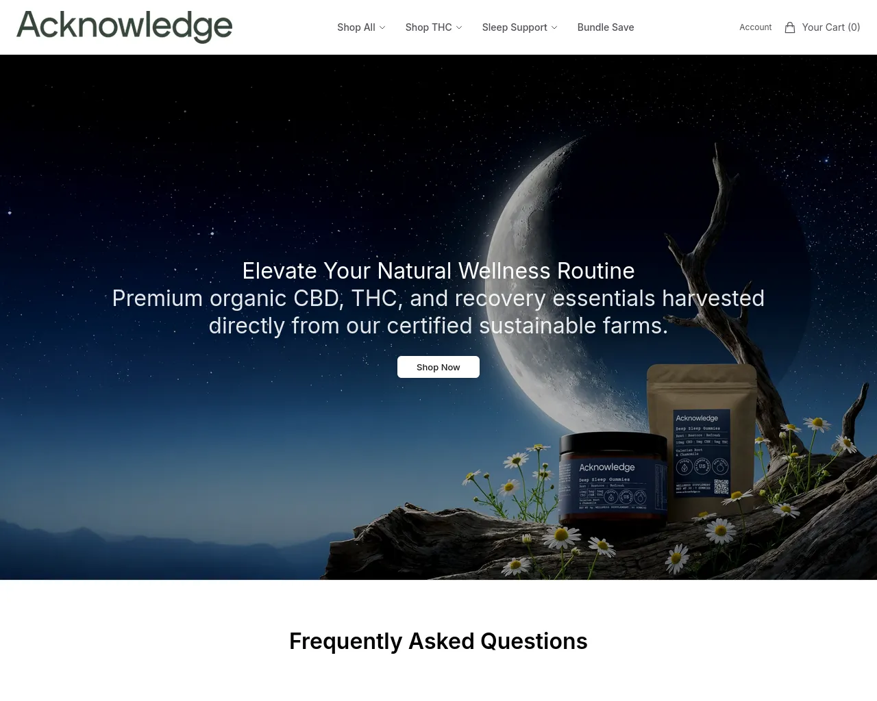 Screenshot of acknowledgeonline.shop