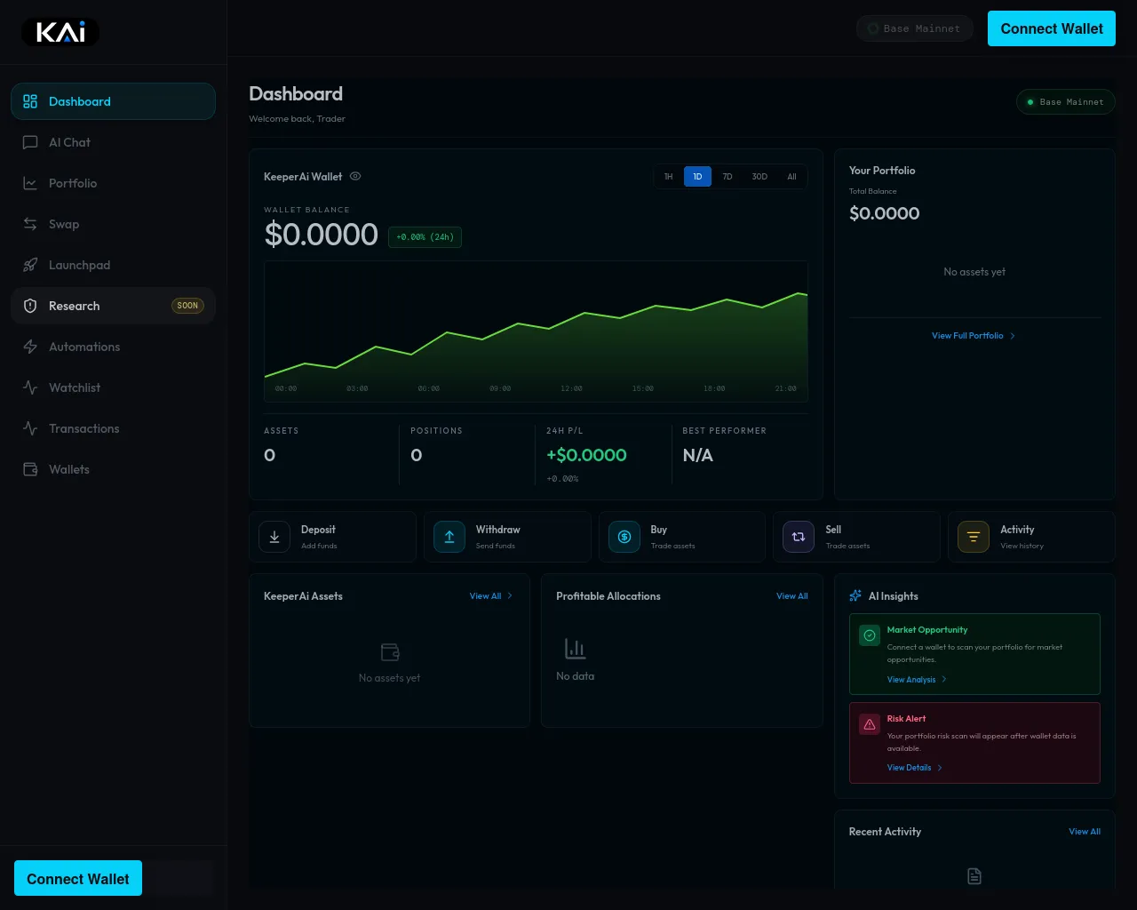 Screenshot of kaiagentic.xyz