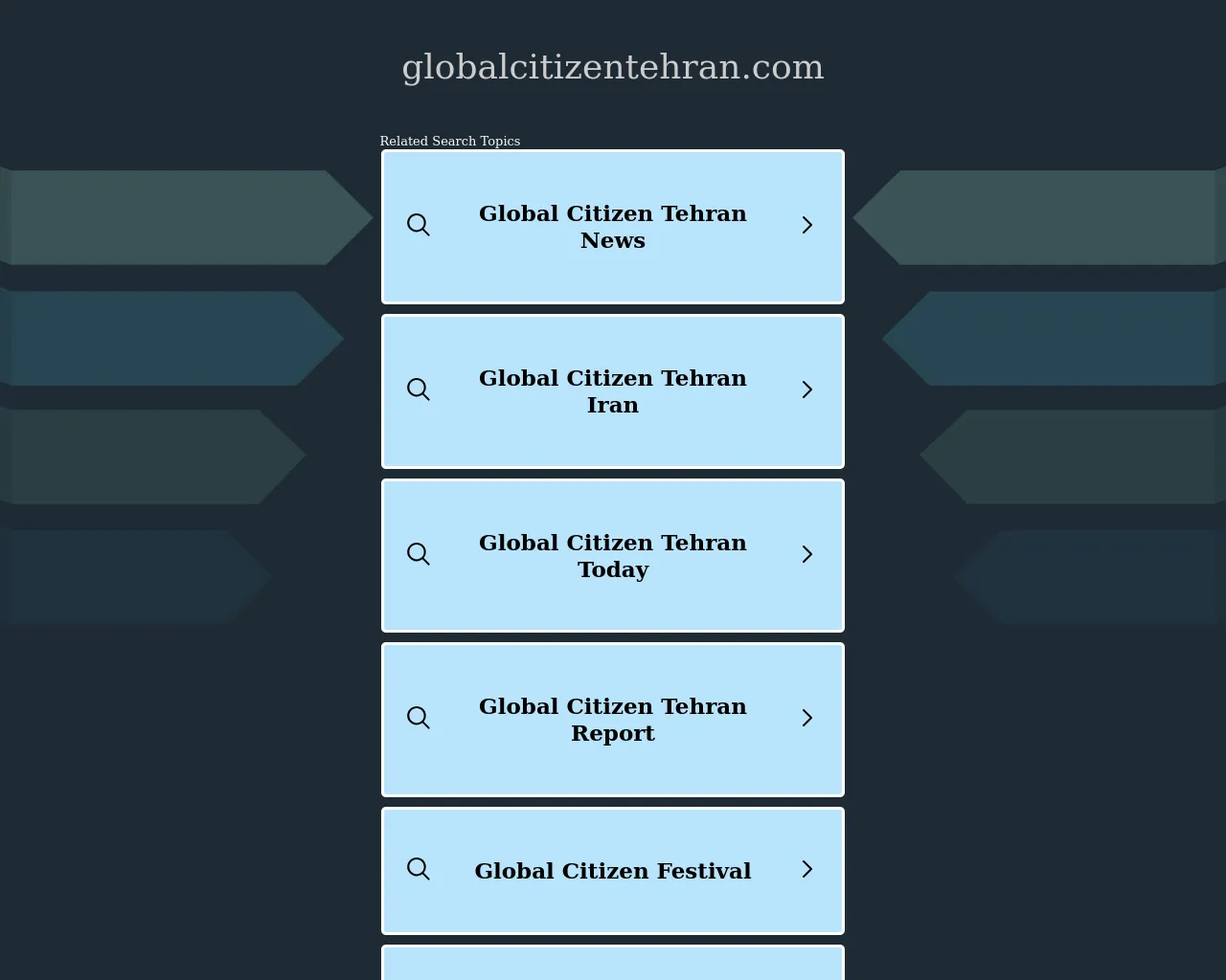 Screenshot of globalcitizentehran.com