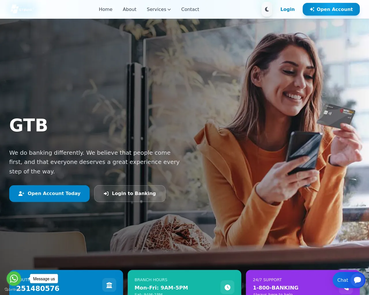 Screenshot of gtbuk.com