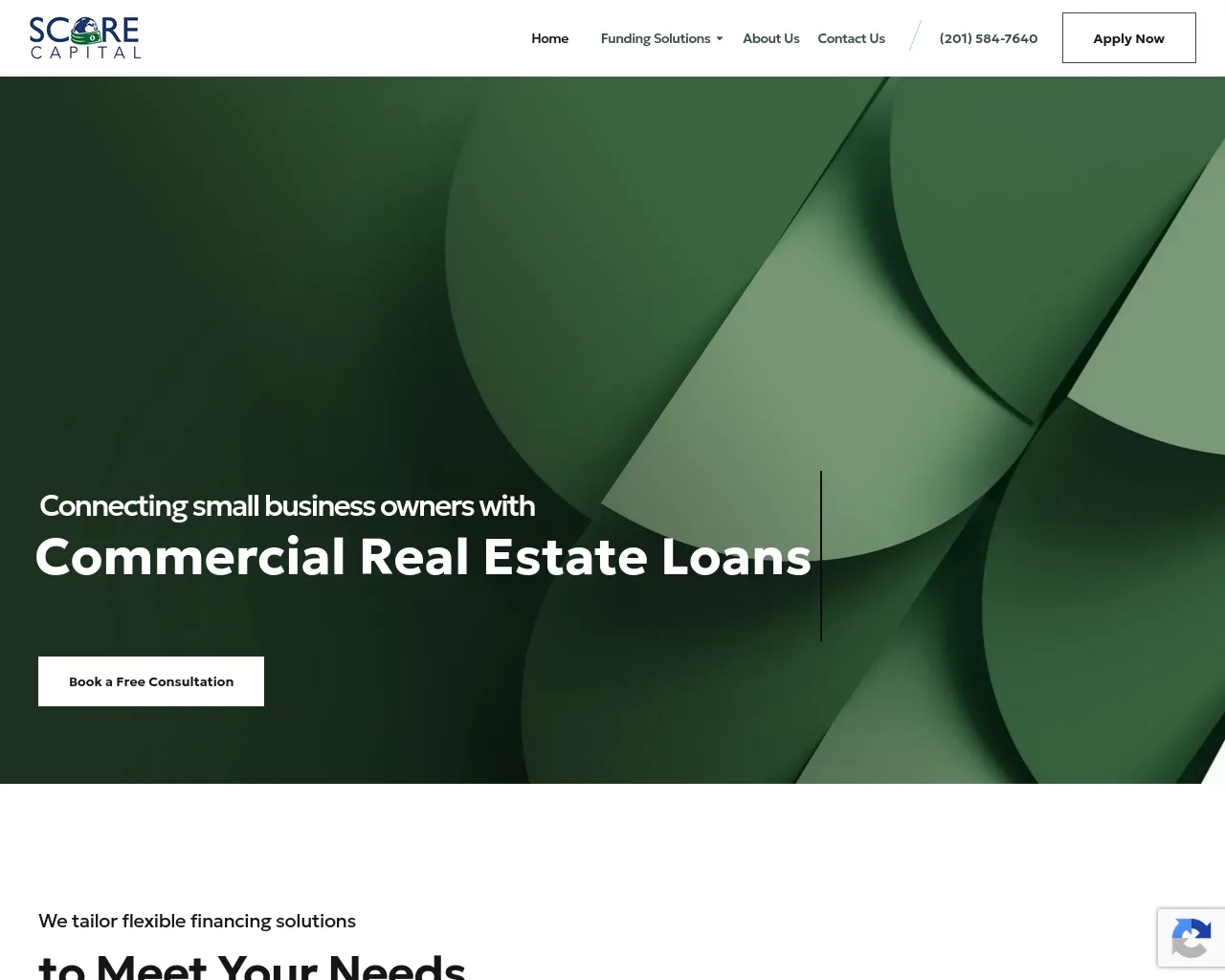 Screenshot of scorecapfinancial.com