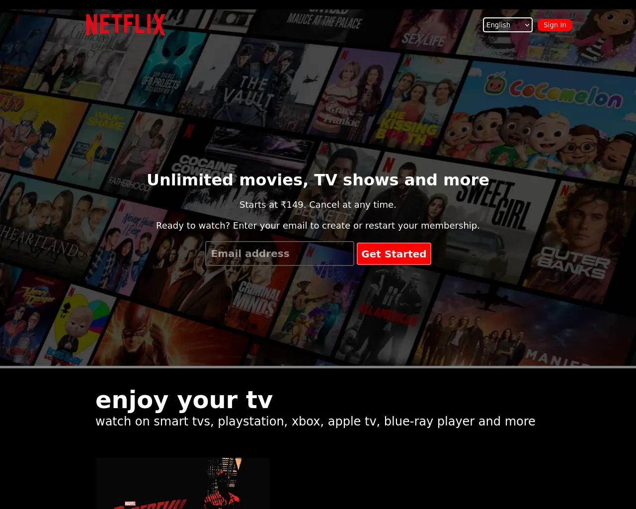 Screenshot of n-e-t-f-l-ix.netlify.app