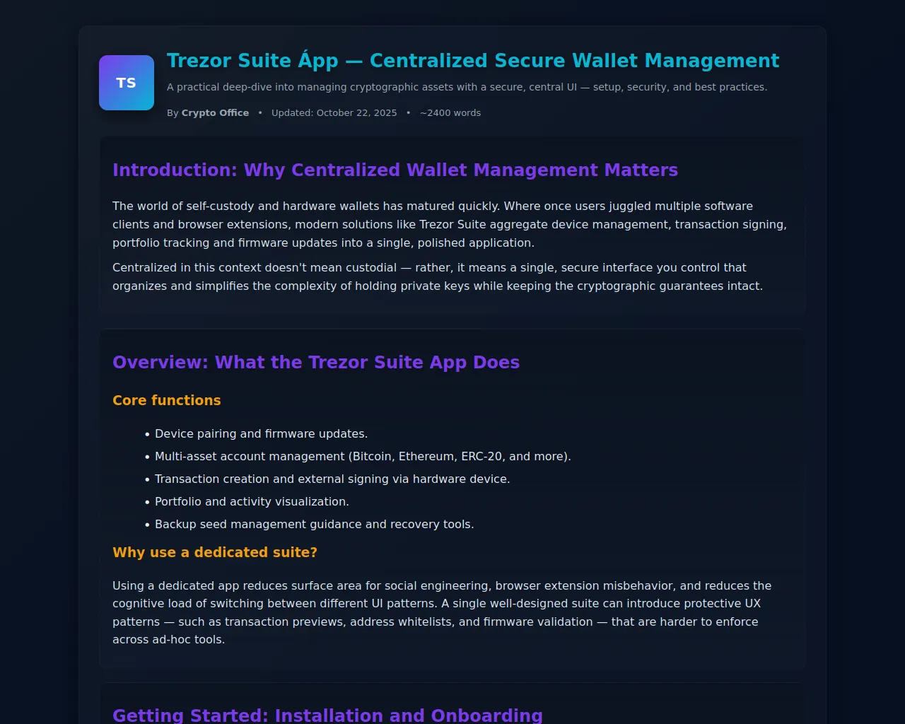 Screenshot of traezor-us.pages.dev