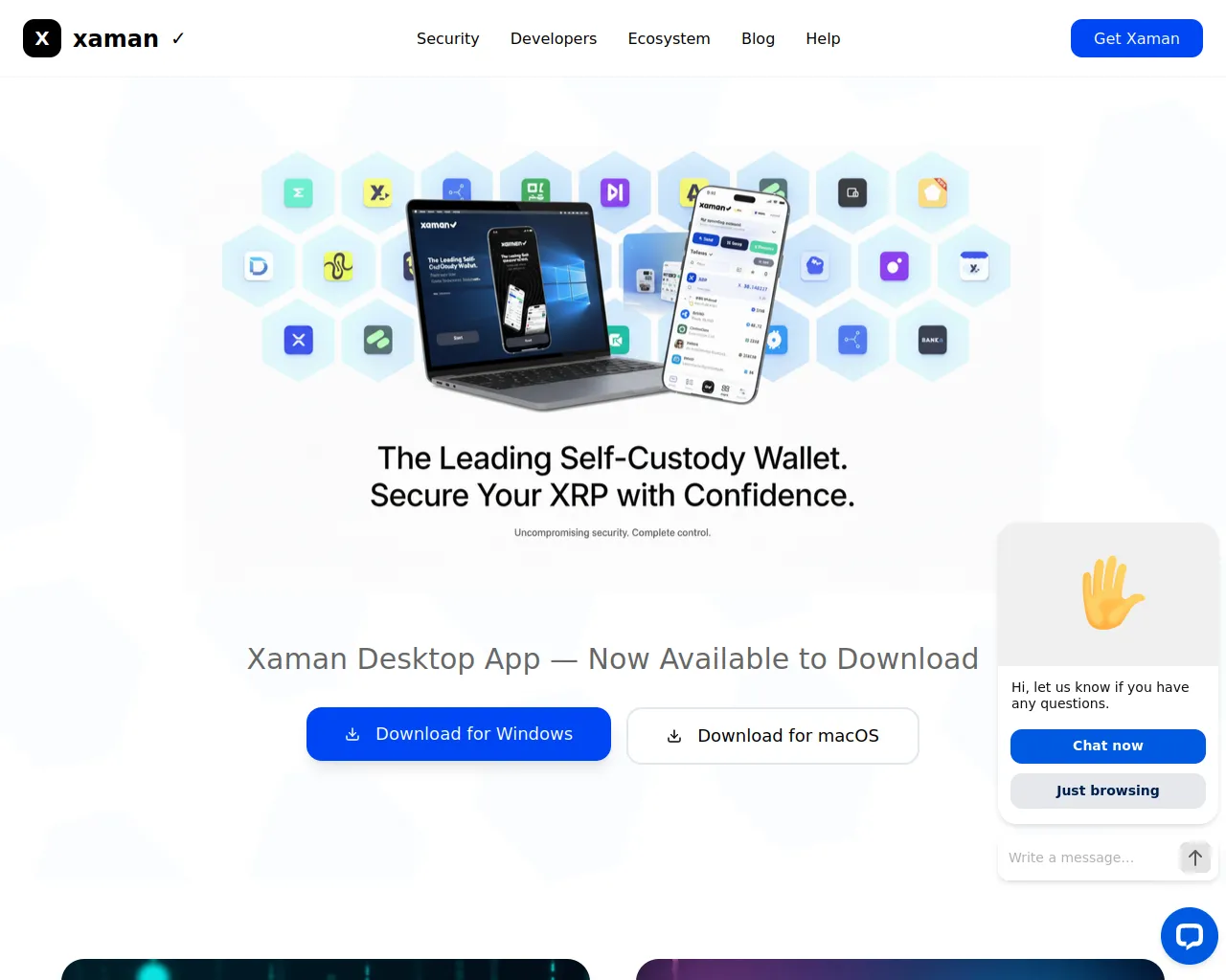 Screenshot of xamandesktop.live