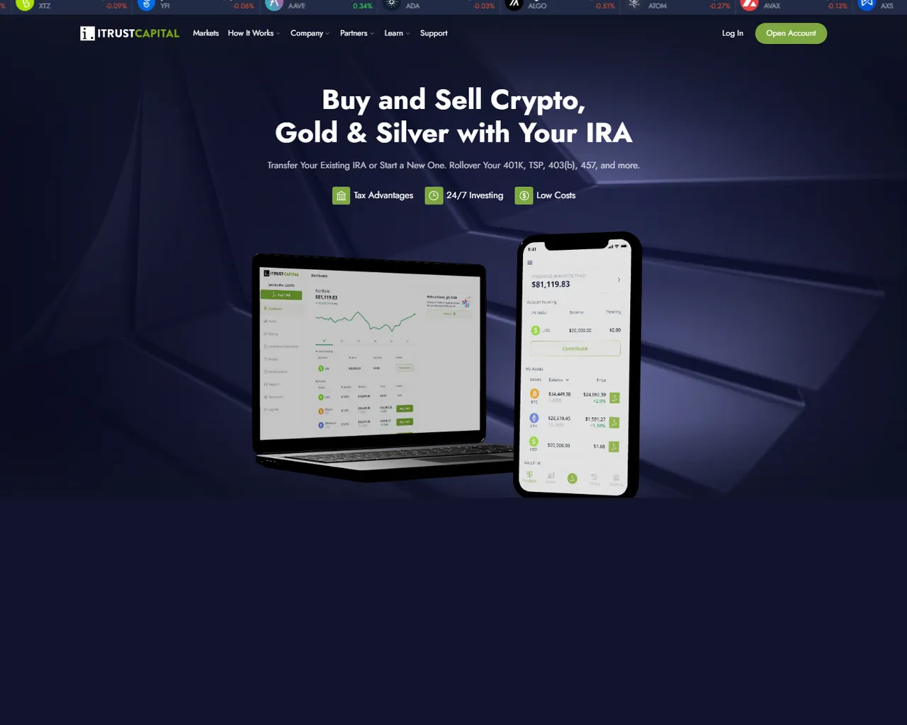 Screenshot of itrjustcpitllogin.webflow.io