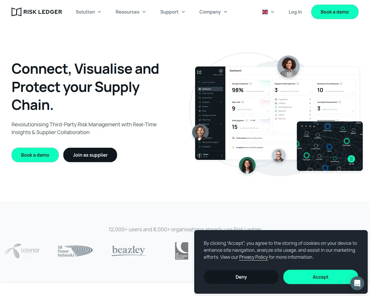 Screenshot of m.nowriskledger.com