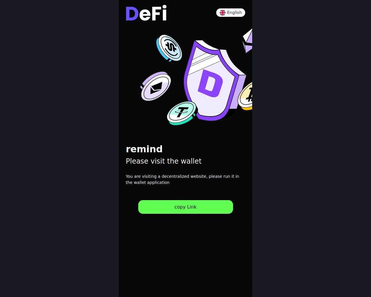 Screenshot of safewallets.vip