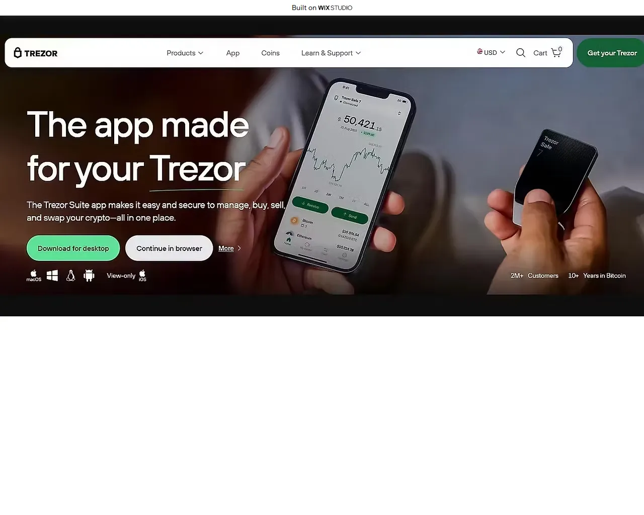 Screenshot of homestartio-trexio.wixstudio.com