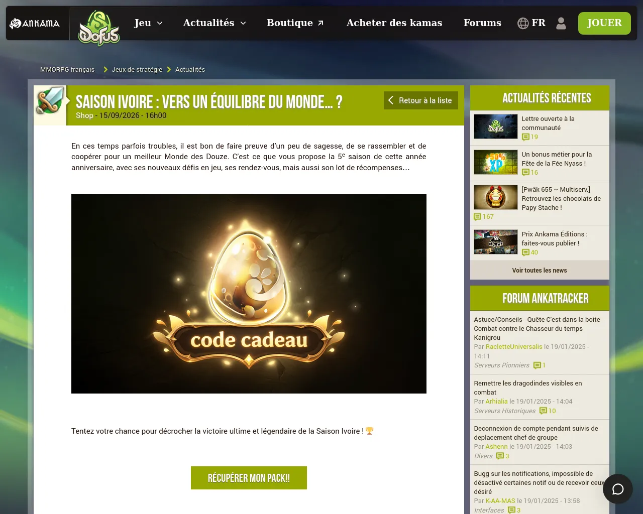 Screenshot of ankama-elections.com