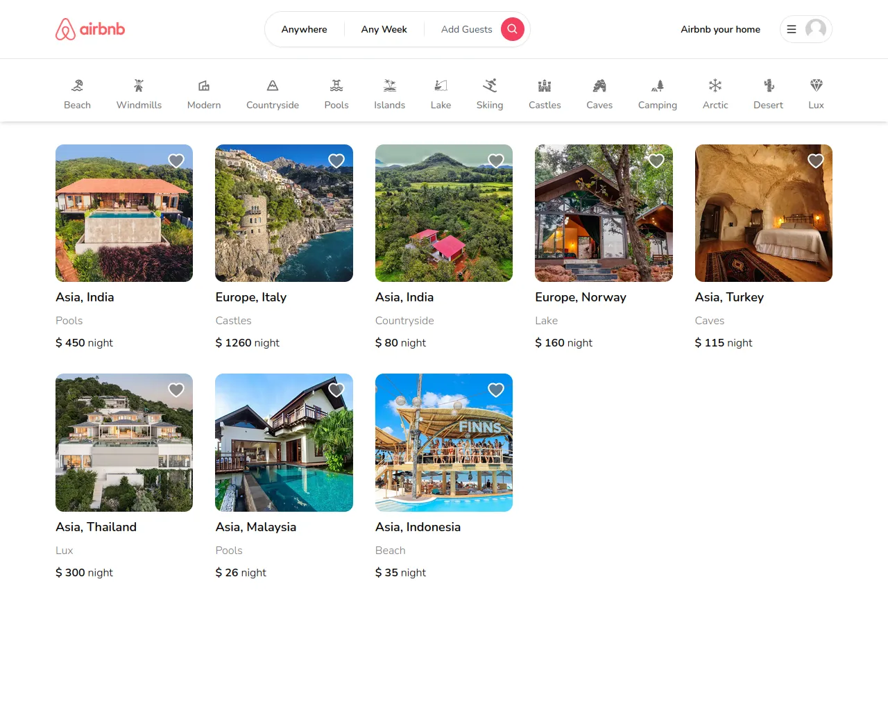 Screenshot of airent-beta.vercel.app