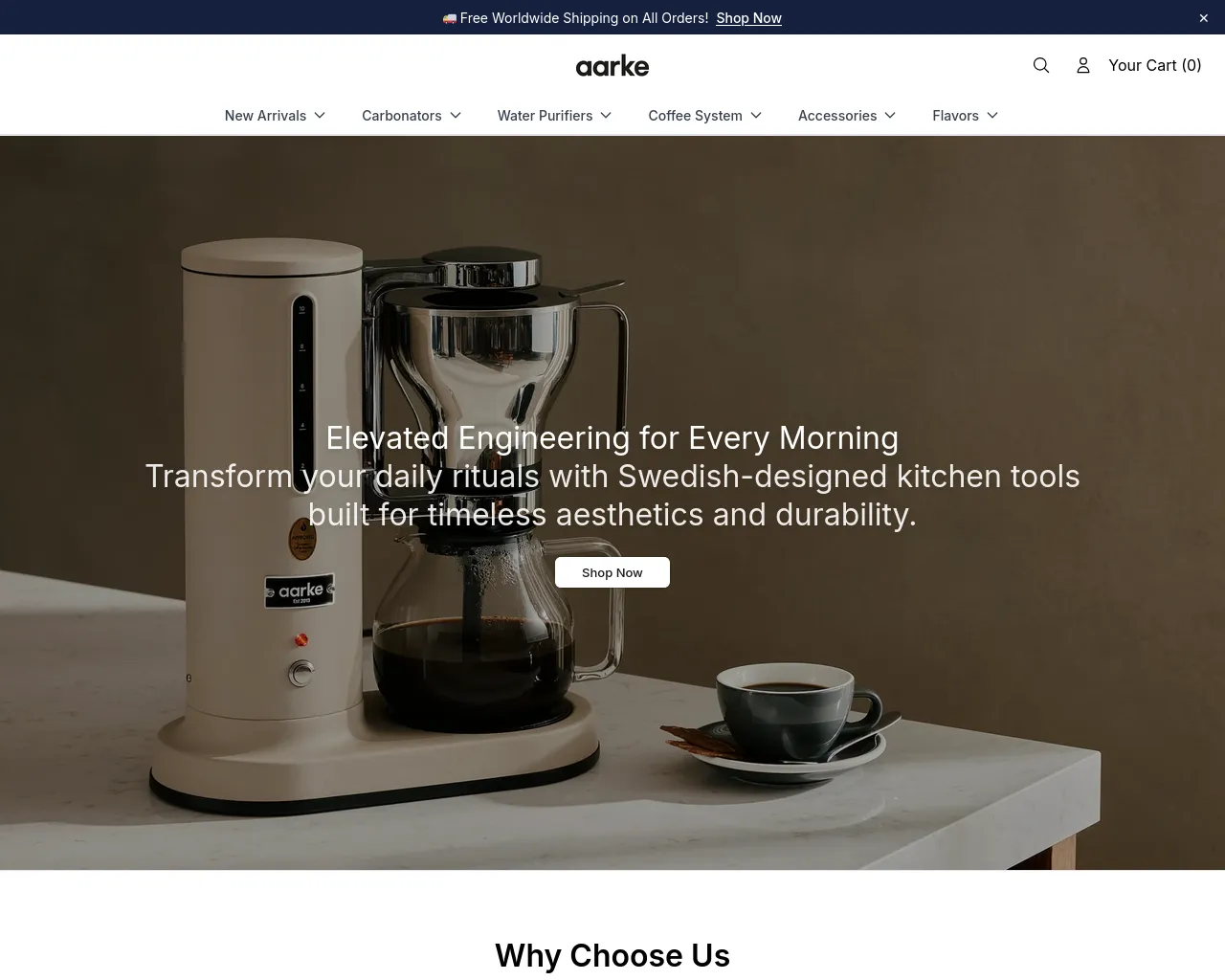 Screenshot of aarkedesign.shop