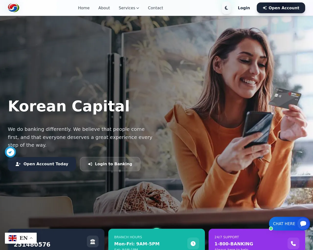 Screenshot of koreancapital.live