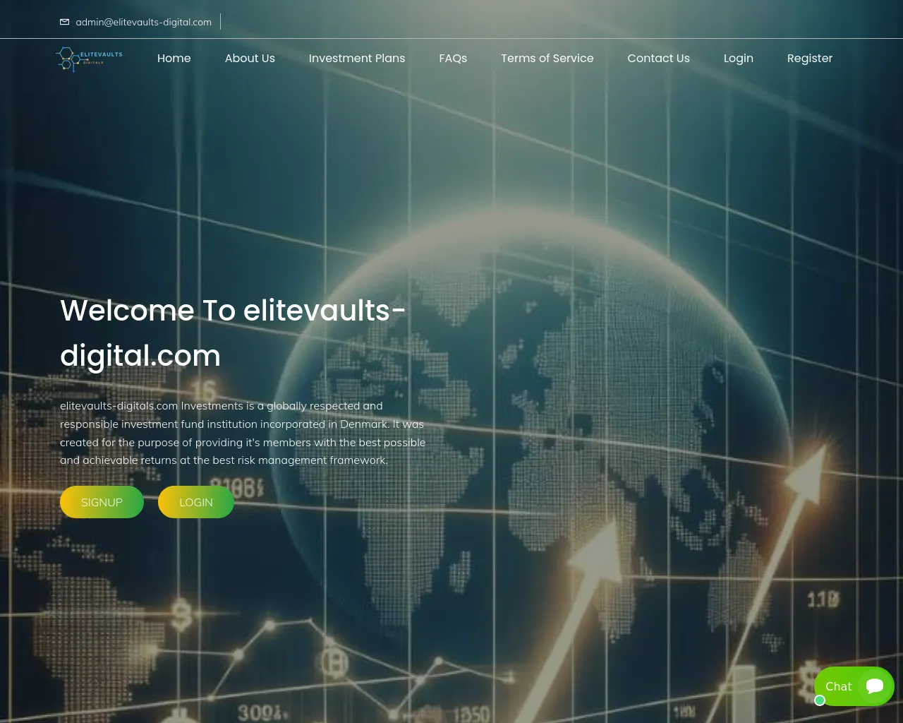 Screenshot of elitevaults-digital.com