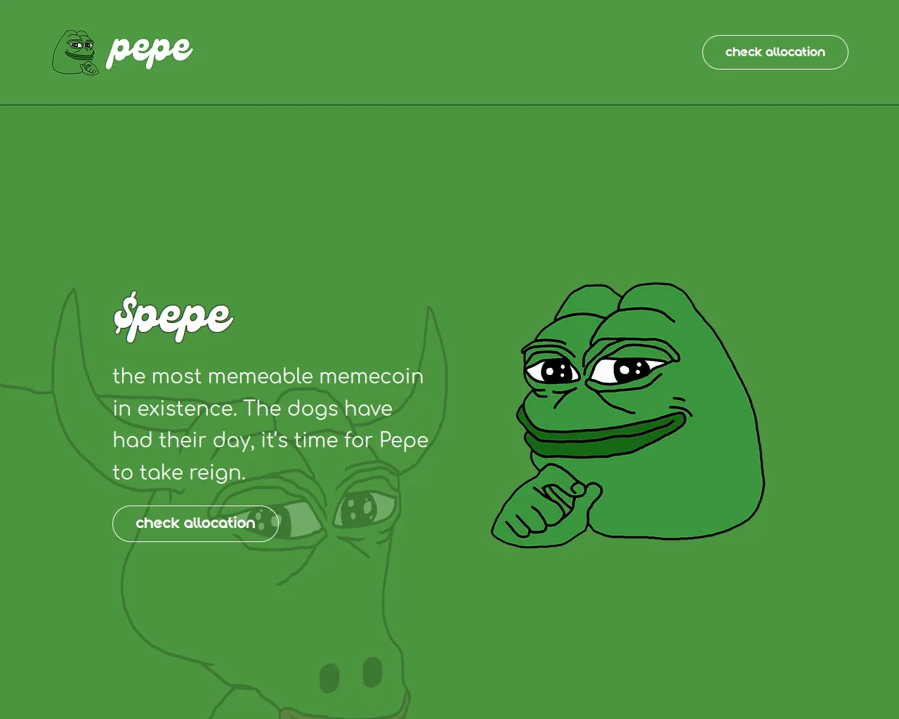 Screenshot of signup-pepes.pages.dev